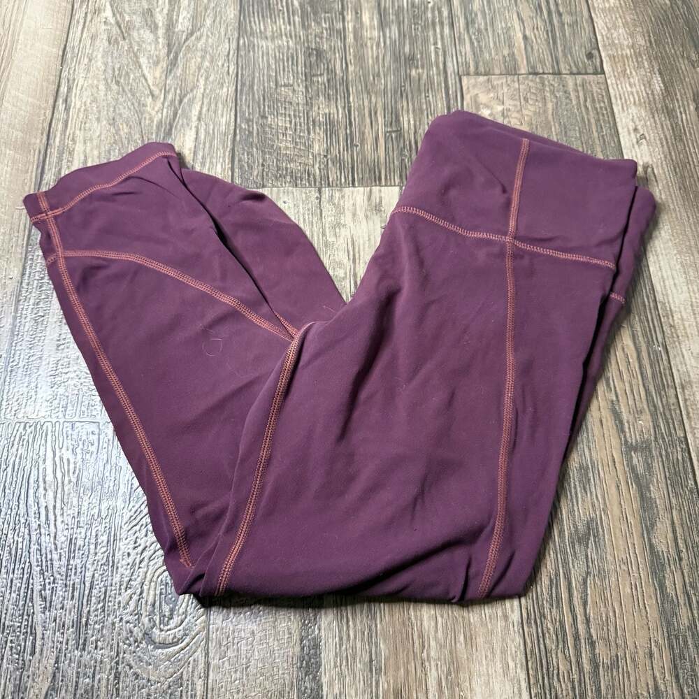 Athleta High Rise Leggings Purple Size MT